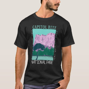 Hauptstadt Reef Nationalpark Utah Distressed Retro T-Shirt