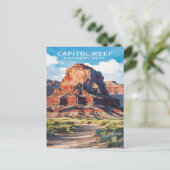 Hauptstadt Reef Nationalpark Utah Postkarte (Stehend Vorderseite)