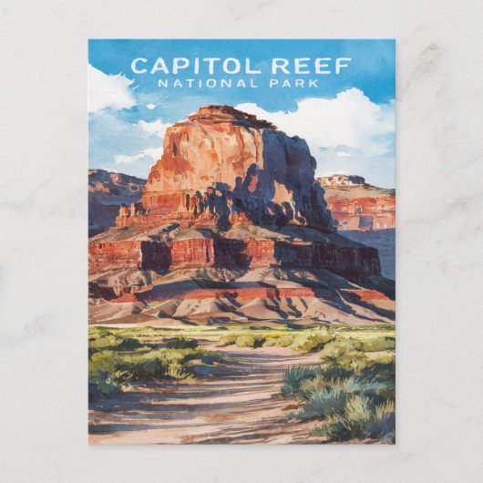 Hauptstadt Reef Nationalpark Utah Postkarte (Vorderseite)