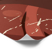 Hauptstadt Reef Nationalpark Utah Reiseplakat. Poster (Ecke)