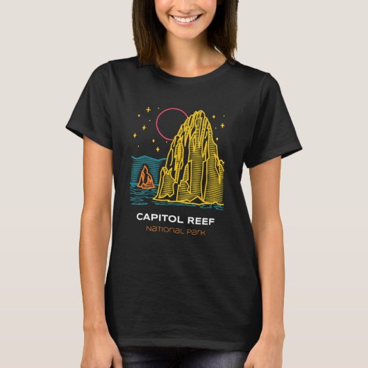 Hauptstadt Reef Nationalpark Utah T-Shirt (Vorderseite)