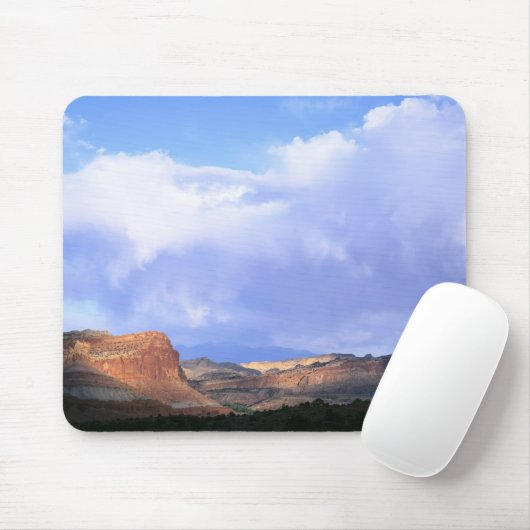 Hauptstadt Reef Nationalpark, Utah. USA. Kumulus Mousepad (Mit Mouse)