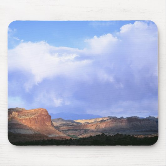 Hauptstadt Reef Nationalpark, Utah. USA. Kumulus Mousepad (Vorne)