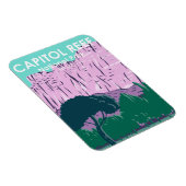 Hauptstadt Reef Nationalpark Utah Vintag Magnet (Rechte Seite)