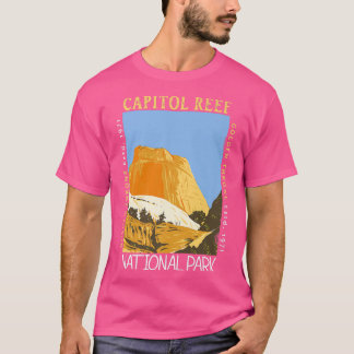 Hauptstadt Reef Nationalpark Utah Vintag Not leide T-Shirt