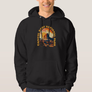 Hauptstadt Reef Nationalpark Utah Vintager 80er Au Hoodie