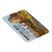 Hauptstadt Reef Nationalpark Utah Wüste Wasserfarb Magnet (Rechte Seite)