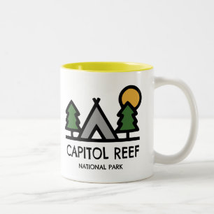 Hauptstadt Reef Nationalpark Zweifarbige Tasse