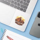 Hauptstadt Reef - Nationalparkgeschenke Aufkleber (Laptop mit iPhone)