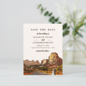 Hauptstadt Reef NP Utah Wüstenhochzeit Postkarte (Stehend Vorderseite)