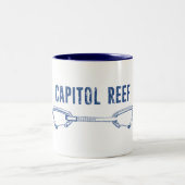 Hauptstadt Reef Rock Klettern Schnellziehen Zweifarbige Tasse (Mittel)