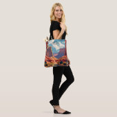 Hauptstadt Reef Utah Vintage Kunst-Reise Tasche (Am Model)