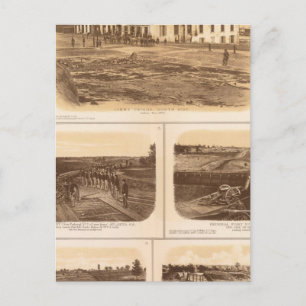 Hauptstadt, Richmond Libby-Gefängnis Postkarte