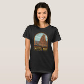 Hauptstadt Riff Nationalpark Cathedral Tal Retro T-Shirt (Vorne ganz)