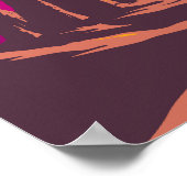 Hauptstadt Riff Nationalpark Illustration Poster (Ecke)