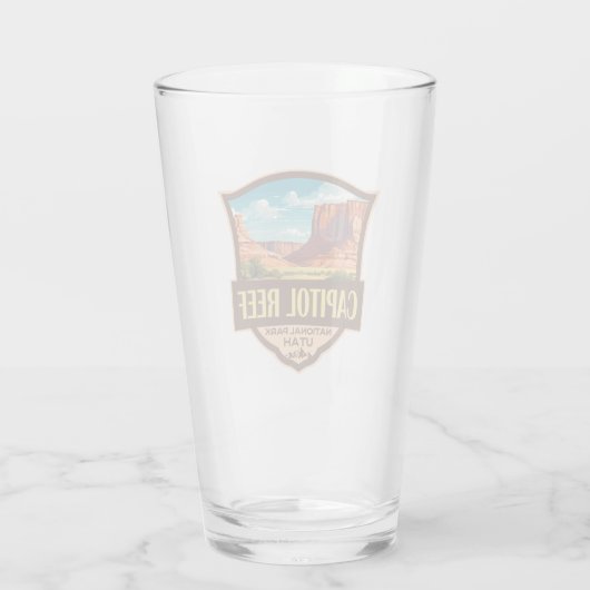 Hauptstadt Riff Nationalpark Locarno Glas (Rückseite)