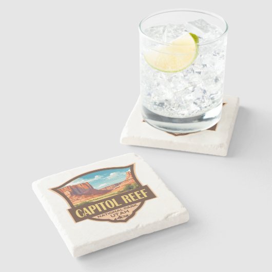 Hauptstadt Riff Nationalpark Locarno Steinuntersetzer (Seitenansicht)