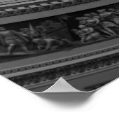 Hauptstadt Rotunda B&W Poster (Ecke)