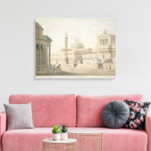 Hauptstadt, Set für "La clemeza di Tito" von Leinwanddruck (Insitu (Wohnzimmer))