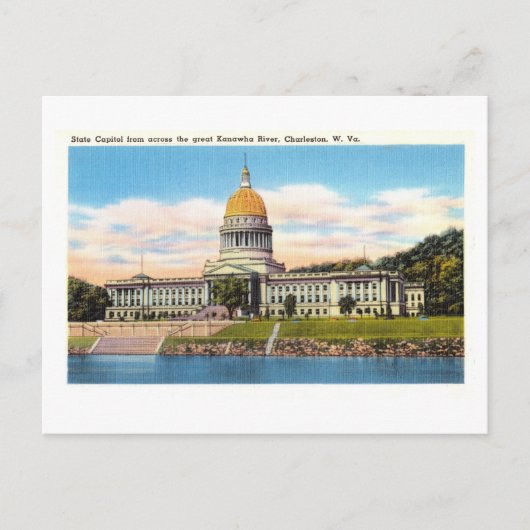 Hauptstadt Staat in Charleston, West Virginia, Postkarte (Vorderseite)