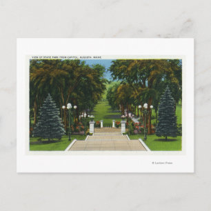 Hauptstadt Treppen Aussicht auf den Staat Park Postkarte