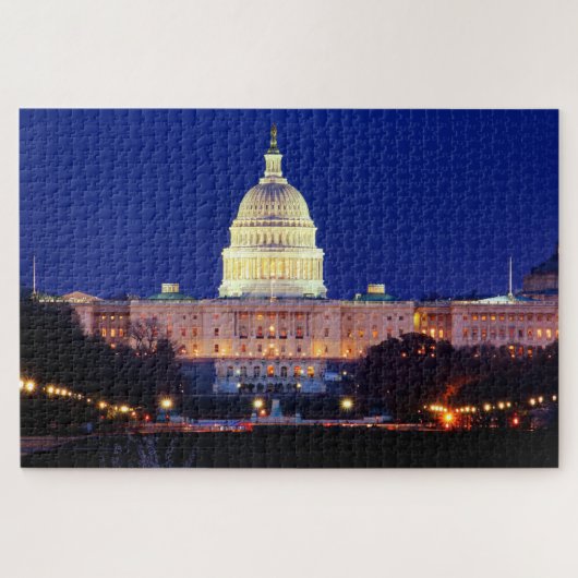 Hauptstadt Washington DC United Staaten in Dusk Puzzle (Horizontal)