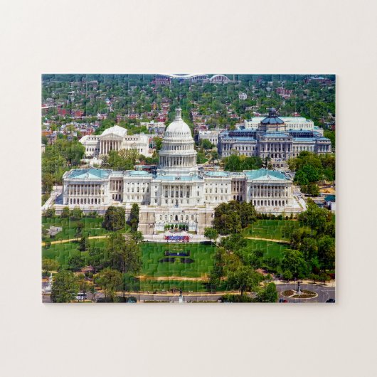 Hauptstadt Washington. Puzzle (Horizontal)