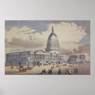 Hauptstadt Washinton DC Staaten Poster