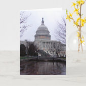 Hauptstadt Winter Karte (Gelbe Blume)