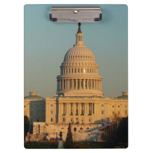 Hauptstadt zu Weihnachten - Washington DC Urlaub Klemmbrett