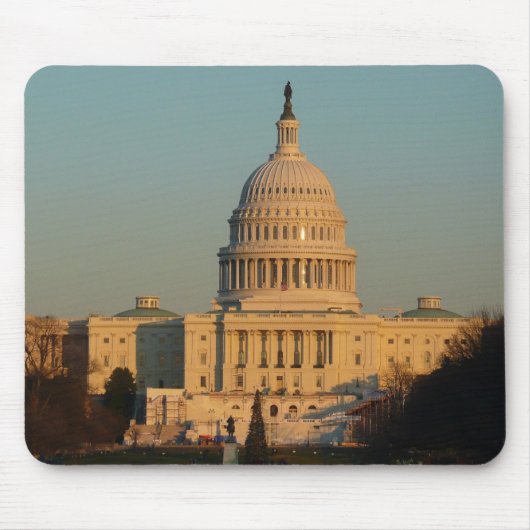 Hauptstadt zu Weihnachten - Washington DC Urlaub Mousepad (Vorne)