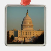 Hauptstadt zu Weihnachten - Washington DC Urlaub Ornament Aus Metall (Vorne)