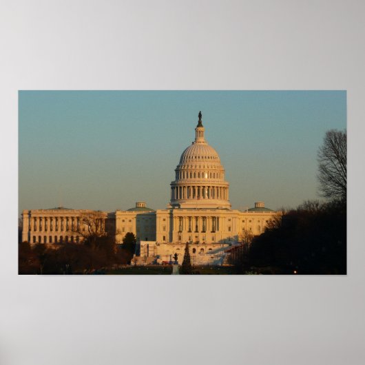 Hauptstadt zu Weihnachten - Washington DC Urlaub Poster (Vorne)