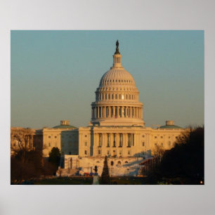 Hauptstadt zu Weihnachten - Washington DC Urlaub Poster