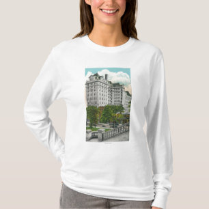 Hauptstadts-Annäherungs-Ansicht von NY Telefon Co T-Shirt