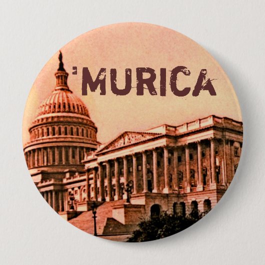 Hauptstadts-Gebäude-Washington DC Murica Amerika Button (Vorderseite)