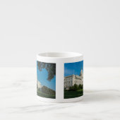 Hauptstadts-Gebäude-Westansicht Espressotasse (Vorderseite)