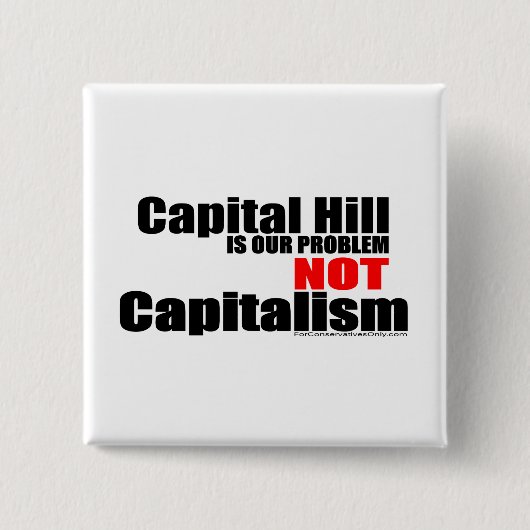 Hauptstadts-Hügel ist unser Problem, nicht Button (Vorderseite)