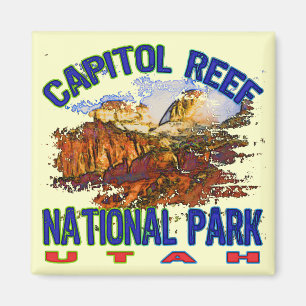 Hauptstadts-Riff-Nationalpark Utah Magnet