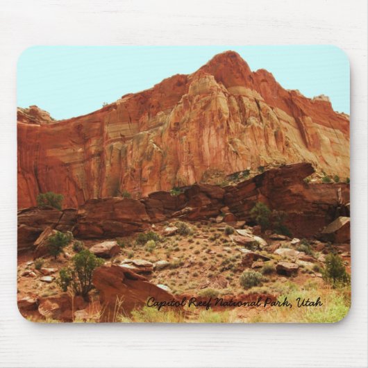 Hauptstadts-Riff-Nationalpark, Utah Mousepad (Vorne)