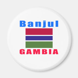 Hauptstadtsentwürfe Banjuls Gambia Magnet