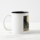 Hauptstraße, Ashtabula, Ohio 1909 Vintag Zweifarbige Tasse (Links)