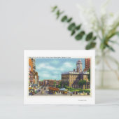 Hauptstraße Aussicht auf Staat Street & Old Staat Postkarte (Stehend Vorderseite)