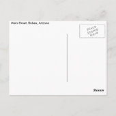 Hauptstraße Bisbee Postkarte (Rückseite)