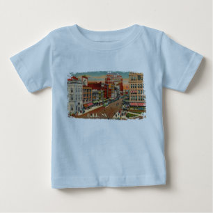 Hauptstraße - Buffalo, NY Vintage-Baby-Shirt Baby T-shirt