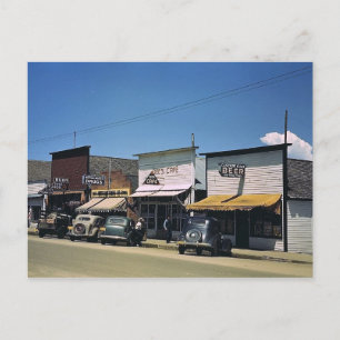 Hauptstraße, Cascade, Idaho Vintage Postkarte