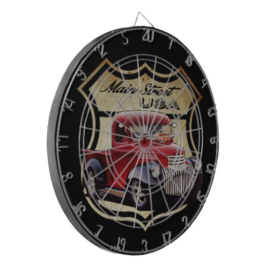 Hauptstraße Dartscheibe (Vorderseite Links)