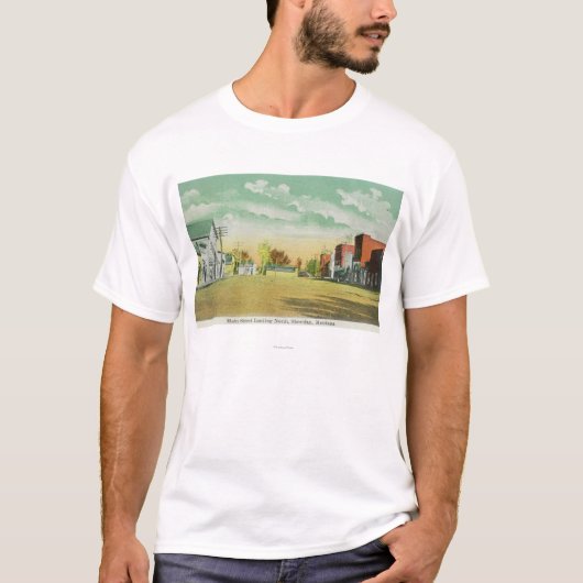 Hauptstraße, die NorthSheridan, M.Ü. schaut T-Shirt (Vorderseite)