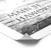 Hauptstraße, Haworth Poster (Ecke)