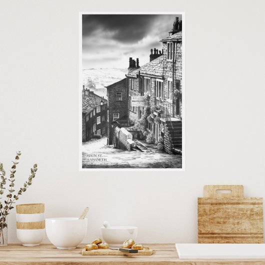 Hauptstraße, Haworth Poster (Küche)